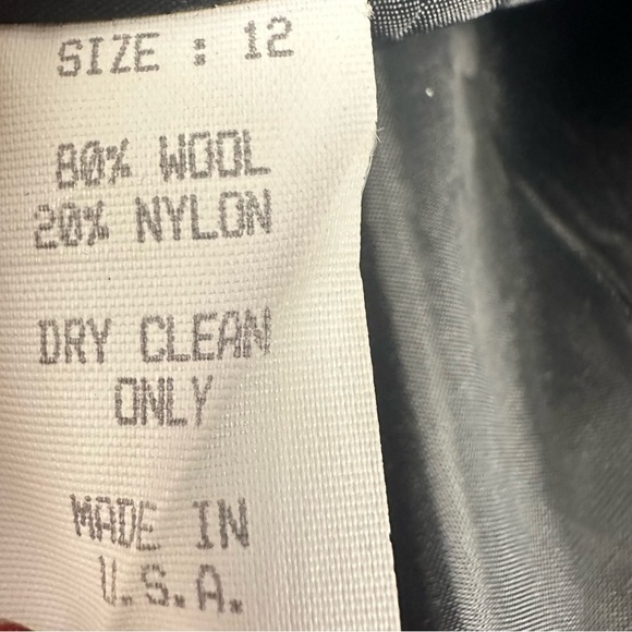 Brooks Brothers Vintage Women’s Plaid Wool Blend Blazer 12 Jacket Made in USA - Picture 6 of 9